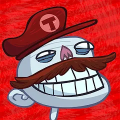 Скачать взлом Troll Face Quest: Video Games на Андроид — Открыты все уровни и подсказки