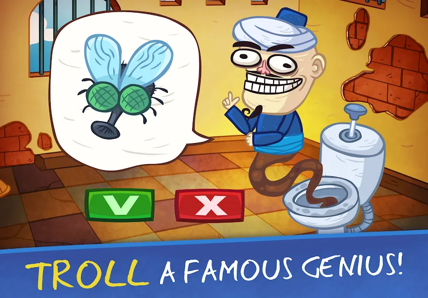 Скачать Troll Face Quest: VideoGames 2 — Открыты все уровни и подсказки — скриншот 1