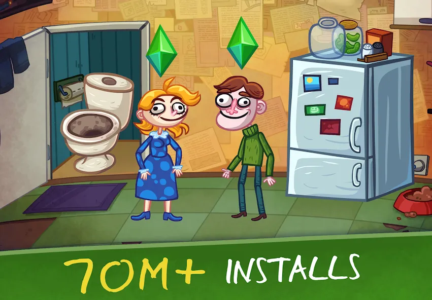 Скачать Troll Face Quest: VideoGames 2 — Открыты все уровни и подсказки — скриншот 5