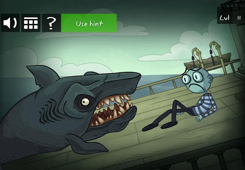 Скачать Troll Face Quest: Horror 2 на Android — Безлимитные подсказки и открыты все уровни — скриншот 4
