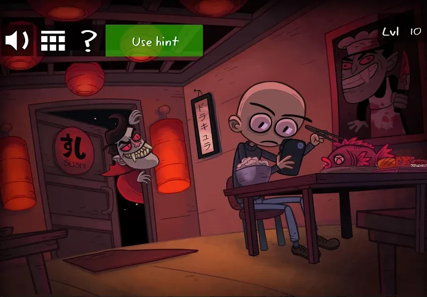 Скачать Troll Face Quest: Horror 2 на Android — Безлимитные подсказки и открыты все уровни — скриншот 5