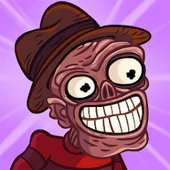 Скачать Troll Face Quest: Horror 2 на Android — Безлимитные подсказки и открыты все уровни