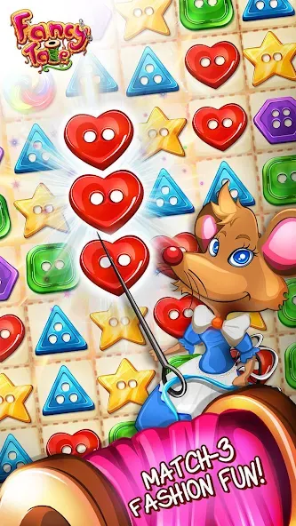 Fancy Tale:Fashion Puzzle Game — Мод: Безлимитные монеты и все наряды — скриншот 1