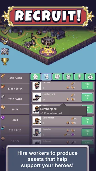 Скачать Cave Heroes:Idle Dungeon RPG MOD APK — Безлимитные ресурсы и усиленные герои — скриншот 4 Скачать Cave Heroes:Idle Dungeon RPG MOD APK — Безлимитные ресурсы и усиленные герои — скриншот 4
