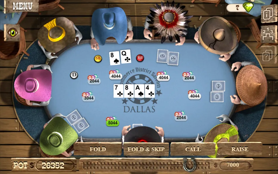 Governor of Poker 2 - Offline на Андроид — Мод Безлимитные деньги и все турниры — скриншот 5 Governor of Poker 2 - Offline на Андроид — Мод Безлимитные деньги и все турниры — скриншот 5