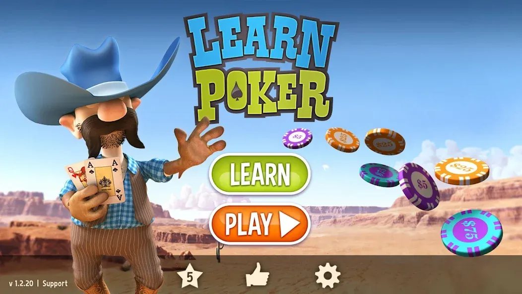 Скачать Learn Poker - How to Play — Разблокированы все уроки и функции — скриншот 1