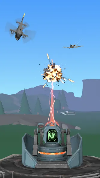 Air Defense: Airplane Shooting на Андроид — Безлимитные деньги и патроны — скриншот 5