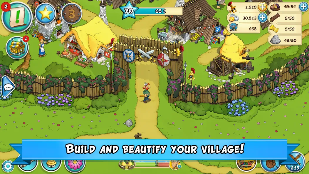 Asterix and Friends на Андроид — Безлимитные ресурсы и ускоренное строительство — скриншот 1 Asterix and Friends на Андроид — Безлимитные ресурсы и ускоренное строительство — скриншот 1
