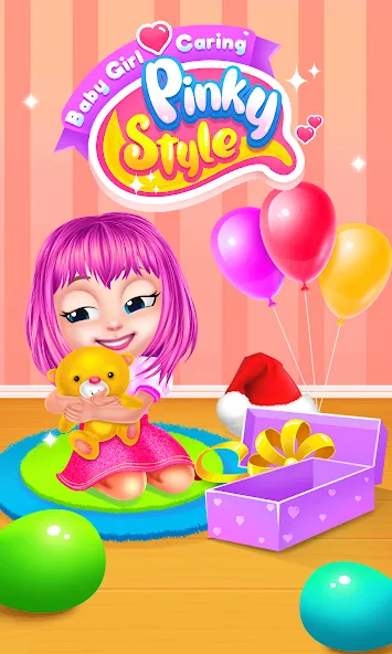 Baby Girl Caring Pinky Style MOD — Открыты все наряды и аксессуары на Андроид — скриншот 4