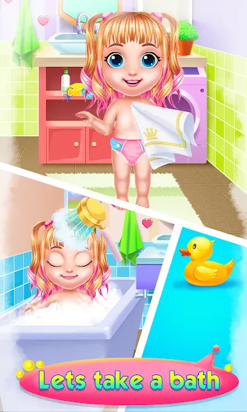 Baby Girl Caring Pinky Style MOD — Открыты все наряды и аксессуары на Андроид — скриншот 5