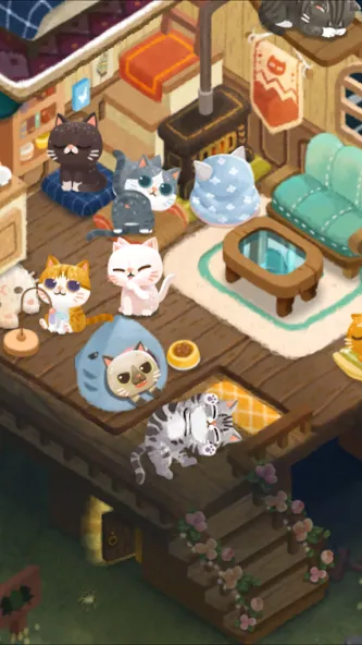 Скачать Secret Cat Forest MOD APK — Много монет и редких котов — скриншот 2