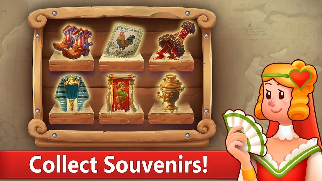 Klondike Solitaire card game MOD APK — Без рекламы и безлимитные подсказки — скриншот 4