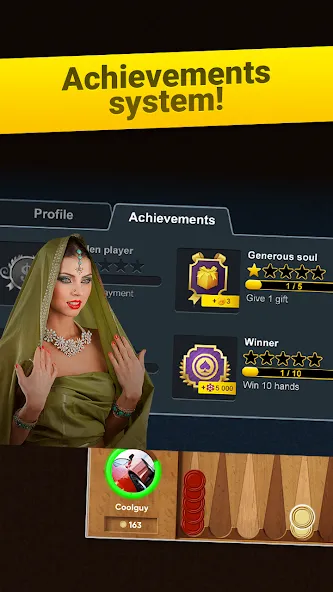 Backgammon Short Arena MOD APK на Android — Безлимитные монеты и открытые уровни — скриншот 4