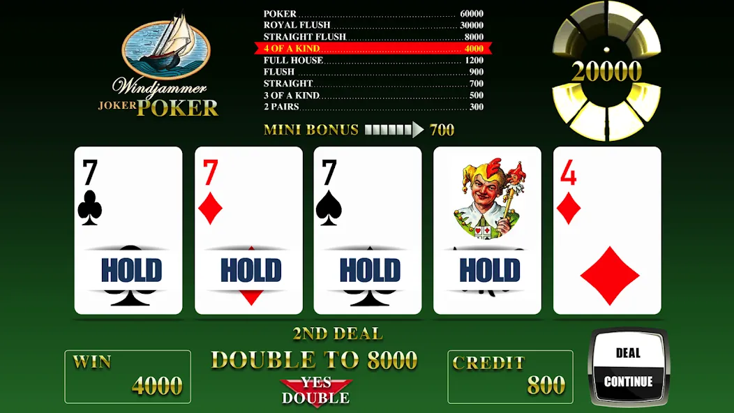 Windjammer Poker на Андроид — Мод Безлимитные фишки и все столы открыты — скриншот 3