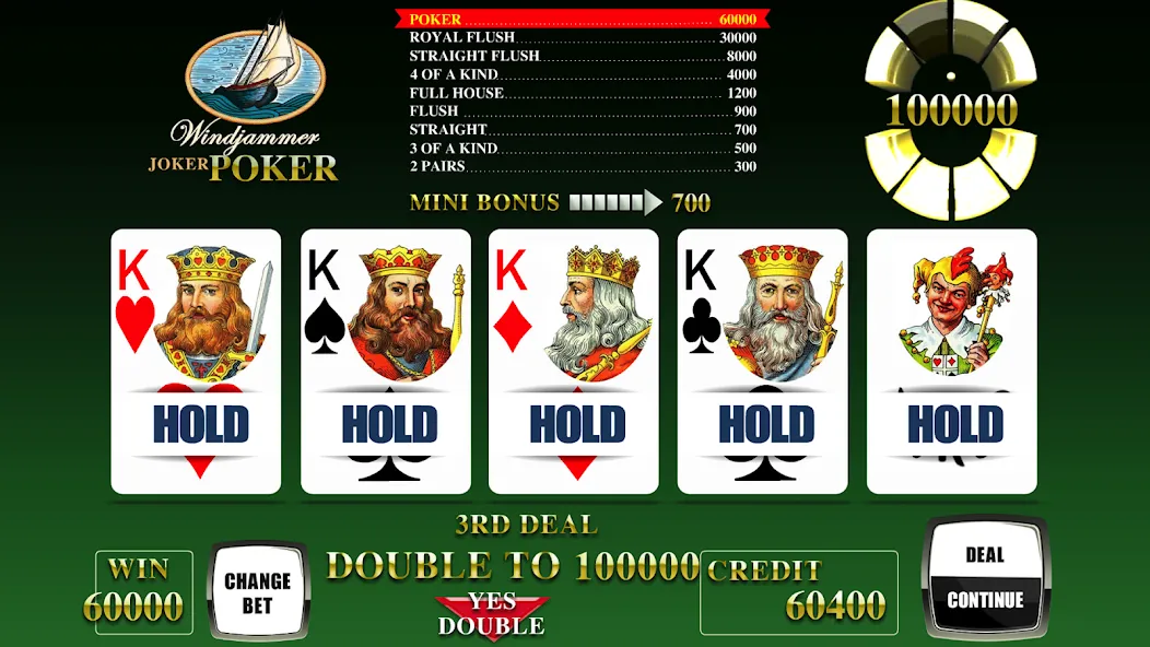 Windjammer Poker на Андроид — Мод Безлимитные фишки и все столы открыты — скриншот 5