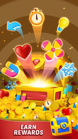 Triple Find - Match Triple 3D MOD APK на Android — Безлимитные подсказки и открыты уровни — скриншот 3