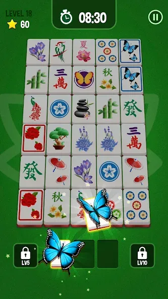 Скачать Mahjong 3D Matching Puzzle с модом — Без рекламы и подсказки без ограничений — скриншот 1
