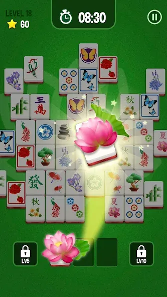 Скачать Mahjong 3D Matching Puzzle с модом — Без рекламы и подсказки без ограничений — скриншот 2