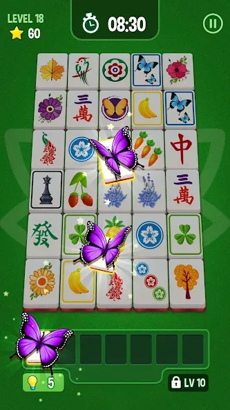 Mahjong Triple 3D -Tile Match — Взломанная версия (Безлимитные подсказки и бустеры) — скриншот 1