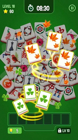 Mahjong Triple 3D -Tile Match — Взломанная версия (Безлимитные подсказки и бустеры) — скриншот 5