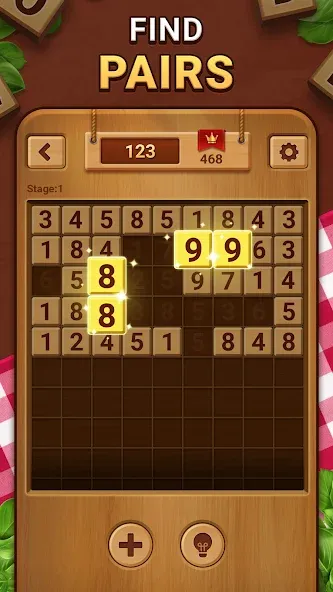 Скачать Woodber - Classic Number Game на Android — Без рекламы и подсказки доступны — скриншот 1