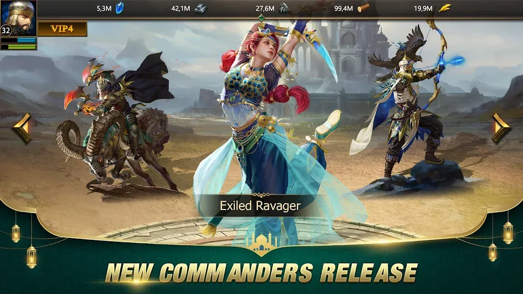 Взломанная Revenge of Sultans на Андроид — Безлимитные ресурсы и ускоренное строительство — скриншот 3