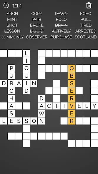 Скачать Crossword : Word Fill — Безлимитные подсказки и открыты все уровни — скриншот 5
