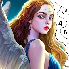 Скачать Angel & Devil Paint by Number на телефон — Бесплатные подсказки и краски