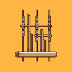 Angklung Instrument — Взломанная версия (Реалистичный звук и новые мелодии)