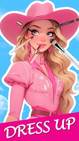Doll Makeover: dress up games — Безлимитные монеты и все наряды — скриншот 1