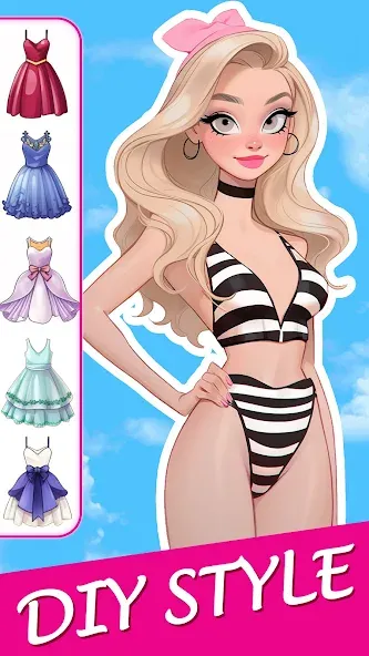 Doll Makeover: dress up games — Безлимитные монеты и все наряды — скриншот 3