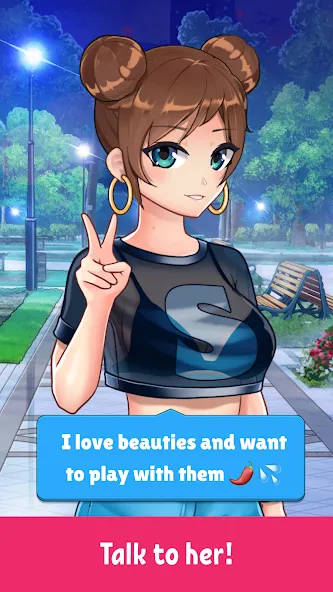 PP: Adult Games Fun Girls sims MOD — Открыты все девушки и сцены на Андроид — скриншот 3
