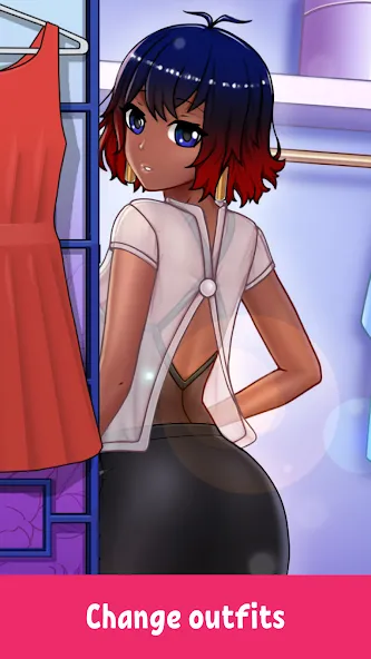 PP: Adult Games Fun Girls sims MOD — Открыты все девушки и сцены на Андроид — скриншот 5