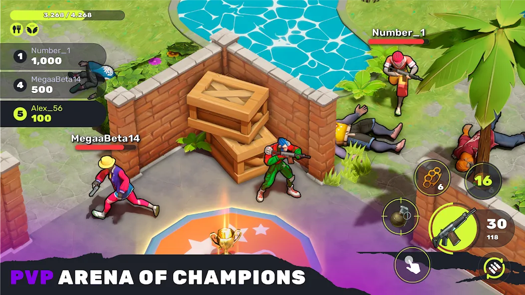 Epic Apes: MMO Survival — Мод: Безлимитные ресурсы и здоровье — скриншот 3