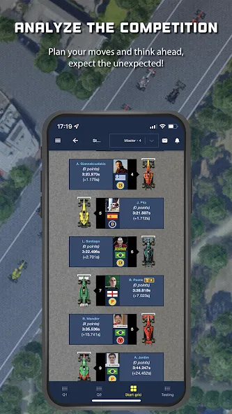 Скачать GPRO - Classic racing manager на Android — Безлимитные деньги и ресурсы — скриншот 3