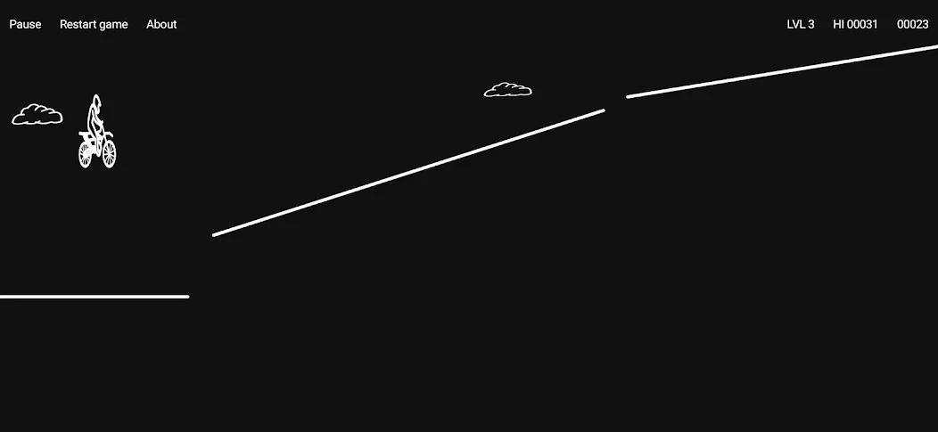 Crazy Moto Racer - 2D Racer MOD — Безлимитные деньги и все трассы открыты на Андроид — скриншот 1