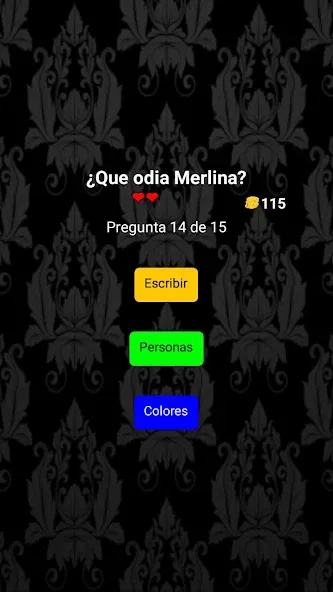 Merlina Trivia en Español — Мод: Respuestas infinitas y pistas desbloqueadas — скриншот 3