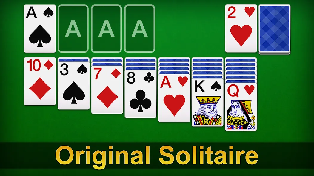 Solitaire - Classic Card Games — Взломанная версия (Без рекламы и без ограничений) — скриншот 1 Solitaire - Classic Card Games — Взломанная версия (Без рекламы и без ограничений) — скриншот 1