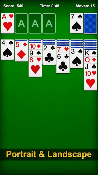 Solitaire - Classic Card Games — Взломанная версия (Без рекламы и без ограничений) — скриншот 2 Solitaire - Classic Card Games — Взломанная версия (Без рекламы и без ограничений) — скриншот 2