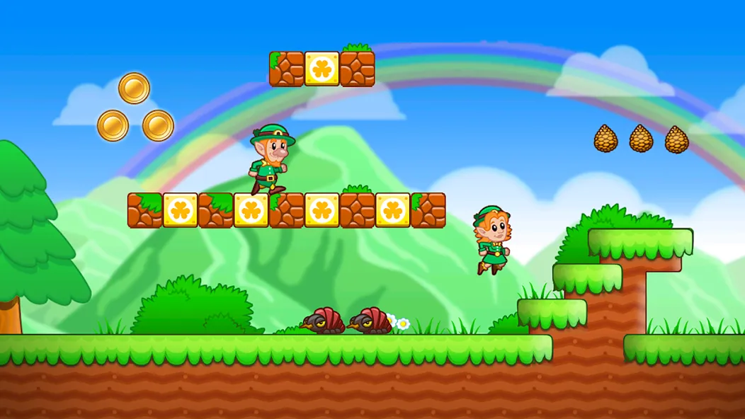 Lep's World MOD — Безлимитные жизни и усиленный прыжок на Андроид — скриншот 1