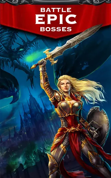 Скачать Kingdoms at War: Hardcore PVP (Мод: Безлимитные ресурсы и усиленная армия) на Андроид — скриншот 5