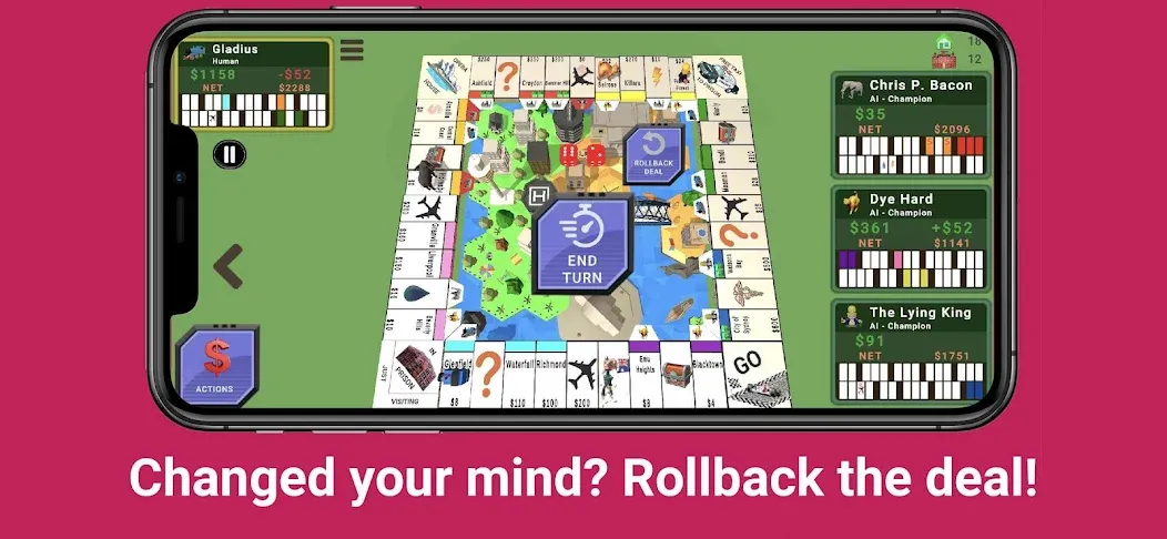 Quadropoly - Monopolist Tycoon MOD APK на Android — Безлимитные деньги и ресурсы — скриншот 4 Quadropoly - Monopolist Tycoon MOD APK на Android — Безлимитные деньги и ресурсы — скриншот 4