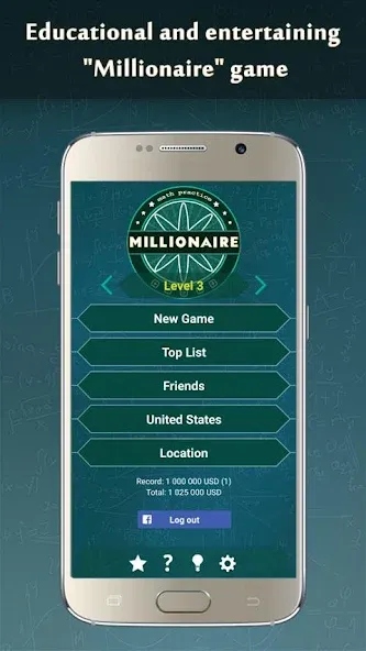 Скачать Math Game 2023 MOD APK — Безлимитные подсказки и быстрый прогресс — скриншот 1