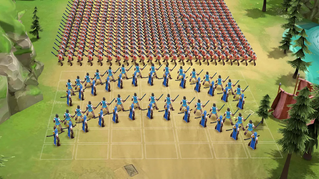 Kingdom Clash - Strategy Game MOD — Безлимитные ресурсы и усиленная армия на Андроид — скриншот 3 Kingdom Clash - Strategy Game MOD — Безлимитные ресурсы и усиленная армия на Андроид — скриншот 3