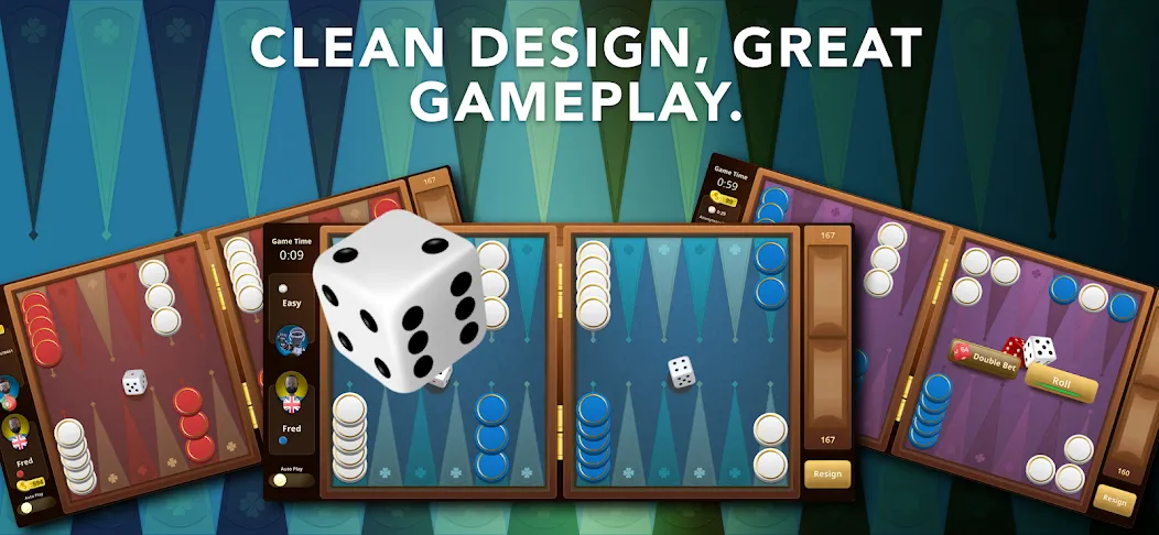 Скачать Backgammon Classic + Online (Мод: Без рекламы и онлайн-режим открыт) на Андроид — скриншот 3