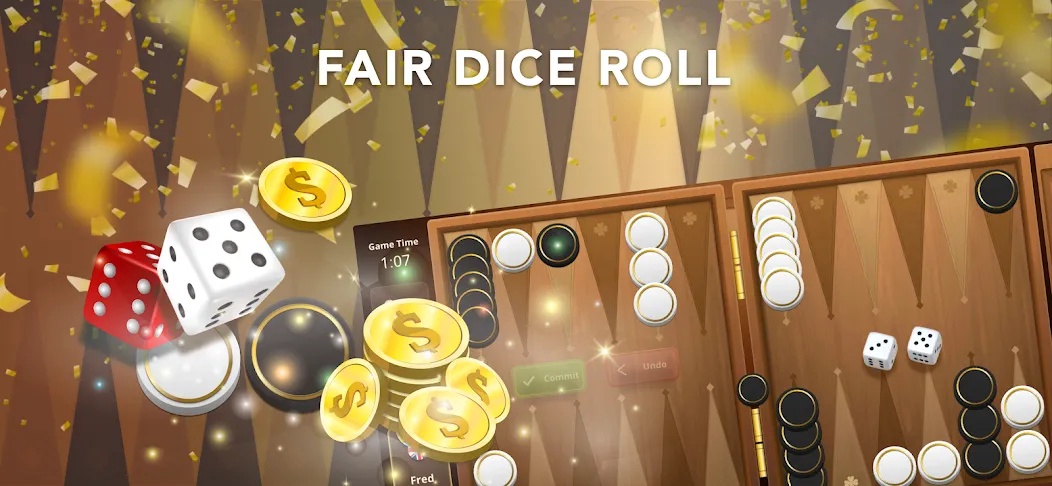 Скачать Backgammon Classic + Online (Мод: Без рекламы и онлайн-режим открыт) на Андроид — скриншот 4