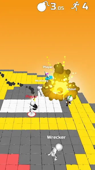 Do Not Boom .io - Tag io game — Взрывная игра в жанре io без ограничений — скриншот 4