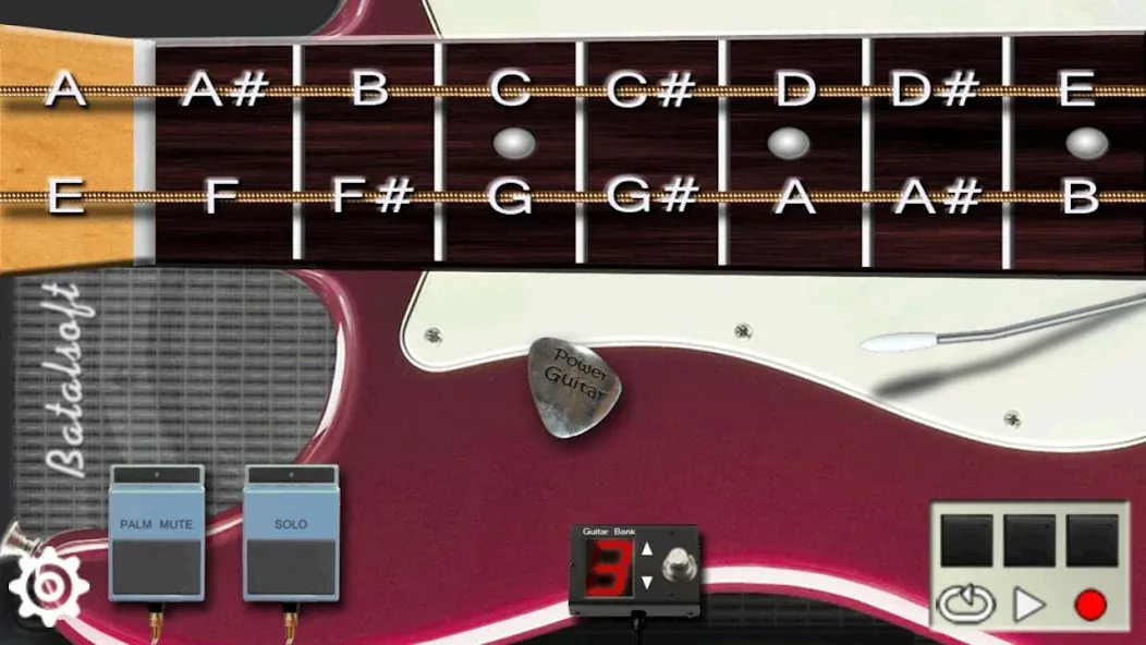 Power guitar HD MOD APK — Улучшенная графика и без рекламы — скриншот 1 Power guitar HD MOD APK — Улучшенная графика и без рекламы — скриншот 1
