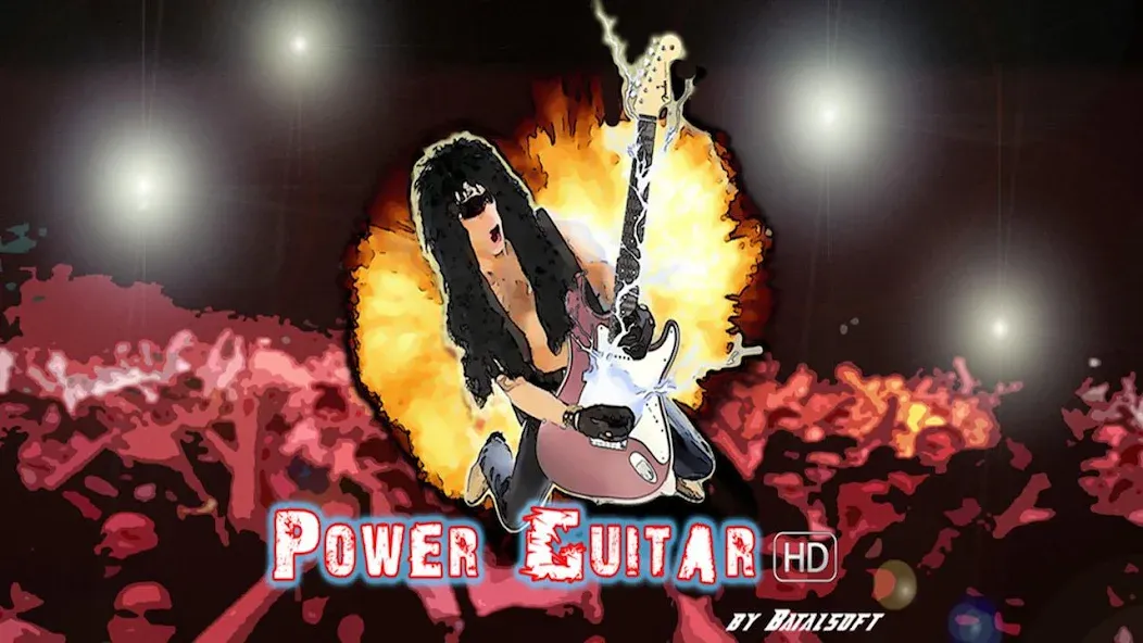 Power guitar HD MOD APK — Улучшенная графика и без рекламы — скриншот 2 Power guitar HD MOD APK — Улучшенная графика и без рекламы — скриншот 2