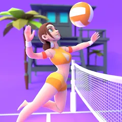 Скачать взлом Beach Volleyball Game на Андроид — Безлимитные монеты и все уровни
